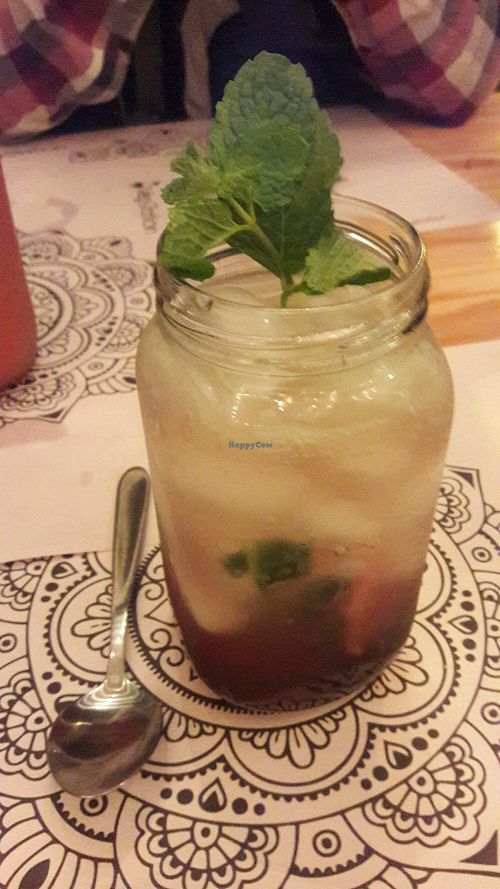 Natural soda  at Veg Station in Medellin