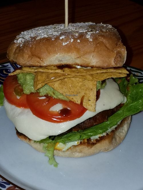 Mexican with vegan cheese at Veg Station in Medellin