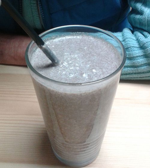 Oreo smoothie at Crimson Rhino in Aberystwyth