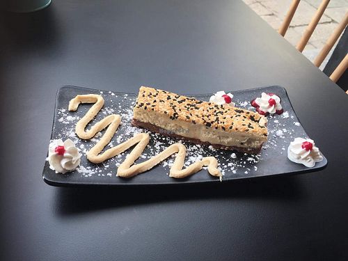 Vegan dessert at Green Roll - Ahad Ha'Am St in Tel Aviv