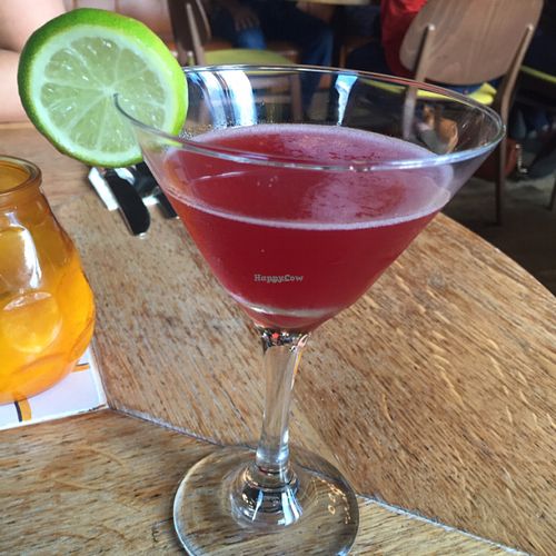 Pommegranade drink at Las Iguanas in Cambridge