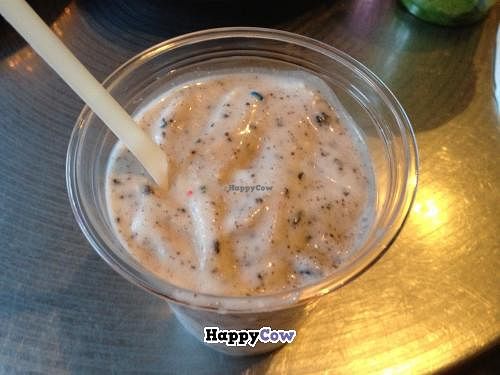 Vegan oreo frozen yoghurt at Atlas Cafe and Bakery in New York City