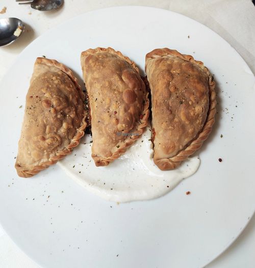 Empanadas at El Vergel Veggie Restaurant in Tarragona