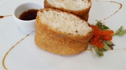 Sushi at El Vergel Veggie Restaurant in Tarragona