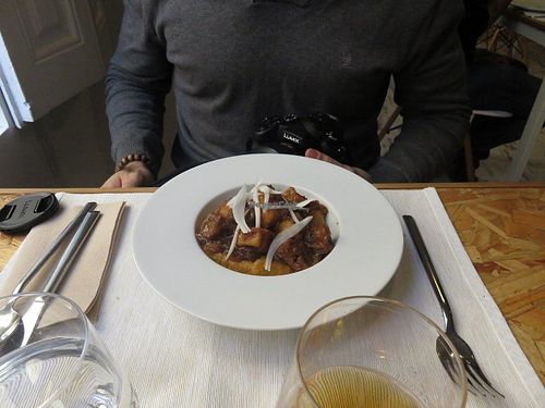 Tasty stew at El Vergel Veggie Restaurant in Tarragona