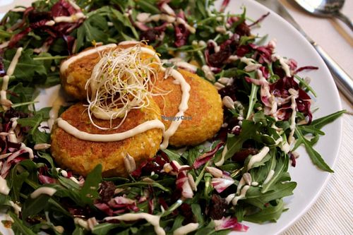 Tasty vegan organic food. Fresh ingredients. No microwave! No frying pan machine! at El Vergel Veggie Restaurant in Tarragona