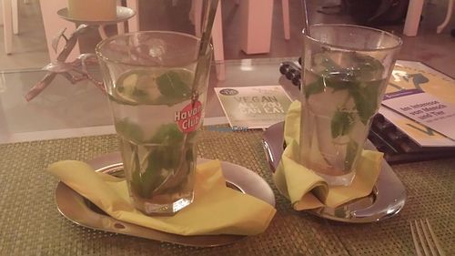 Mojito Hot Tea at Past & Future in Cologne