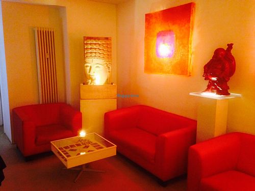 Groovy sitting area (chill zone) at Past & Future in Cologne