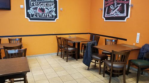 Inside at Bilk Doner Pizza in Dusseldorf