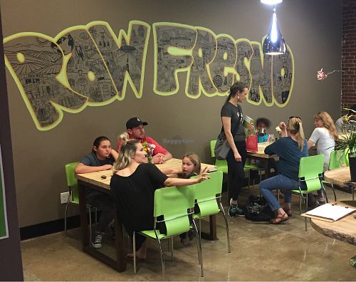 Seating area plus common area not pictured at Raw Fresno in Fresno