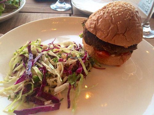 Veggie Burger at Doppio Zero in Centurion