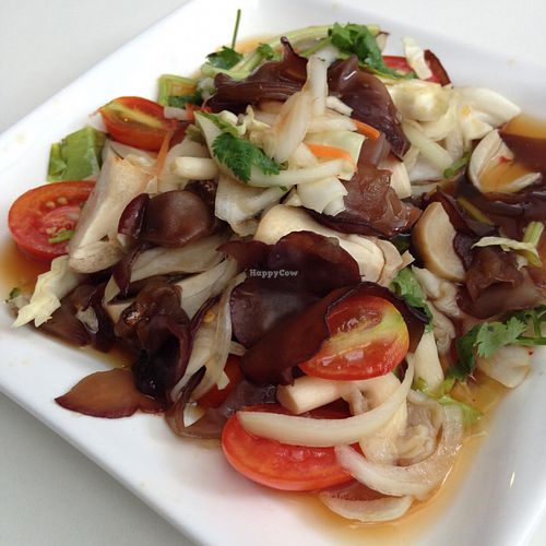mushroom salad  at Wan-A-Rouy in Krabi