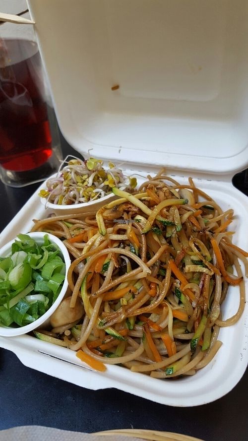 spaghetti to go at My Heart Beats Vegan in Karlsruhe