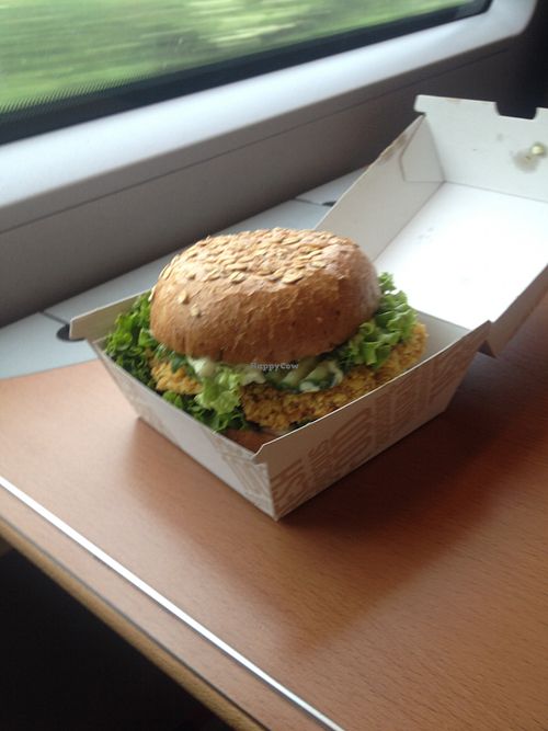 The Sylt burger to go. at My Heart Beats Vegan in Karlsruhe