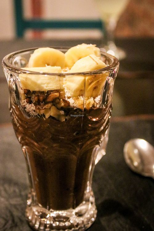 chocolate mousse at Vaikuntha Resto in Salta