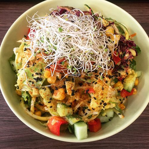 Zucchini noodles  at Venjoy in Cologne