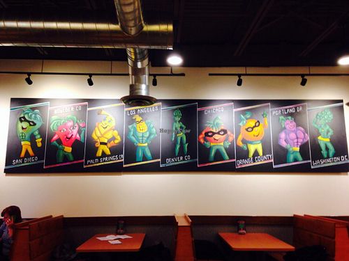 Art at Native Foods Cafe in Falls Church