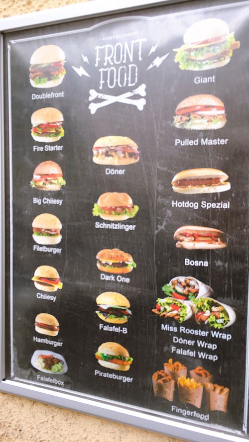 pictured options at Front Food in Linz