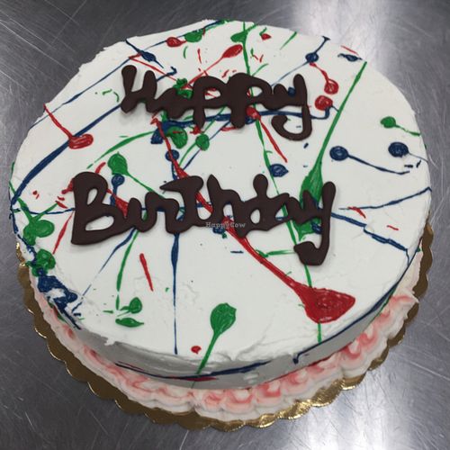 vegan splatter cake at Veganbites - Eastern Ave in Las Vegas