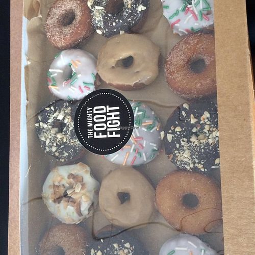 Donut delivery at The Mighty Food Fight - Food Truck in Bristol