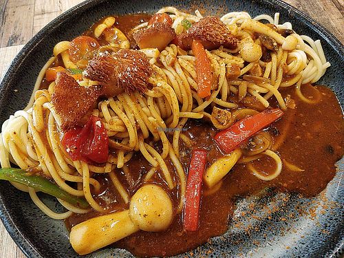 Fire Spaghetti. Vegan and nice! at Nature Cafe 自然疏食 - The Aperia in Central Singapore