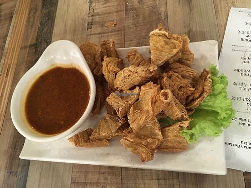 Deep fried mock goose at Nature Cafe 自然疏食 - The Aperia in Central Singapore
