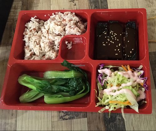 bento set at Nature Cafe 自然疏食 - The Aperia in Central Singapore