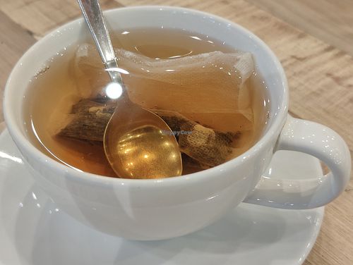 Hot Earl Grey Tea 伯爵茶 at Nature Cafe 自然疏食 - The Aperia in Central Singapore