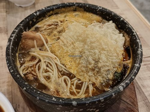 Stone Pot Mala Soup with noodles at Nature Cafe 自然疏食 - The Aperia in Central Singapore