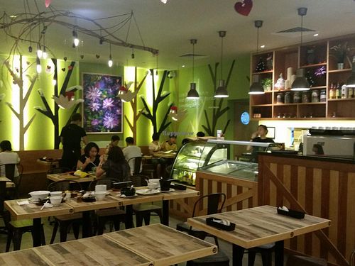 Interior decor at Nature Cafe 自然疏食 - The Aperia in Central Singapore