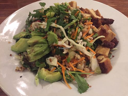 crispy grains and greens bowl at Veggie Grill by Next Level in Pasadena