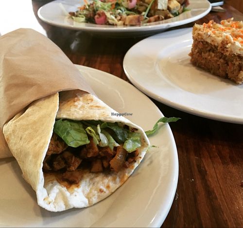 mexi-melt wrap at Veggie Grill by Next Level in Pasadena