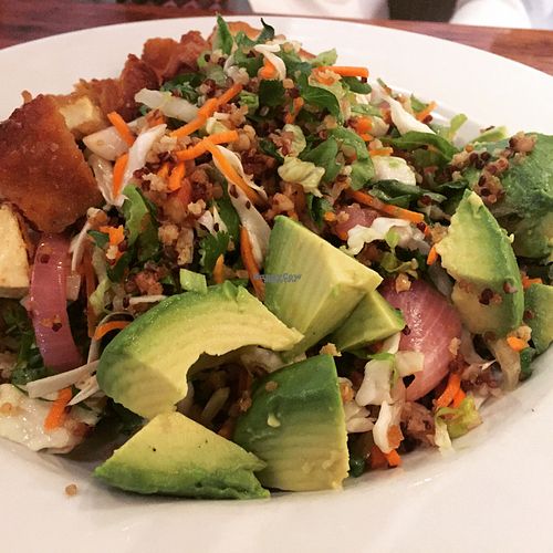 crispy grains and greens bowl at Veggie Grill by Next Level in Pasadena