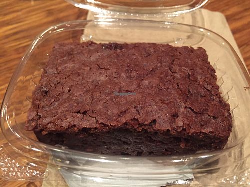 brownie (gluten-free) at Veggie Grill by Next Level in Pasadena