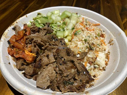 Bulgogi beef bowl at Veggie Grill by Next Level in Pasadena