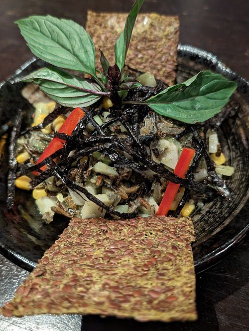 Small pyramid rice at Au Lac - DTLA in Los Angeles