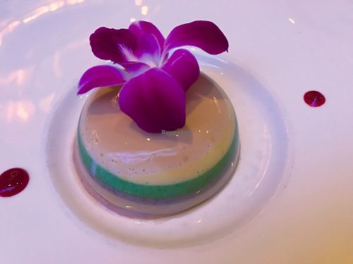Rainbow Flan at Au Lac - DTLA in Los Angeles