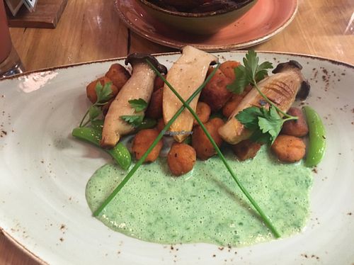 Sweet Potato Gnocchi at Vege Rama in West End