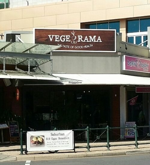 street front at Vege Rama in West End