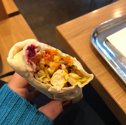 Pumpkream wrap at Qibi - Eaux-Vives in Geneva