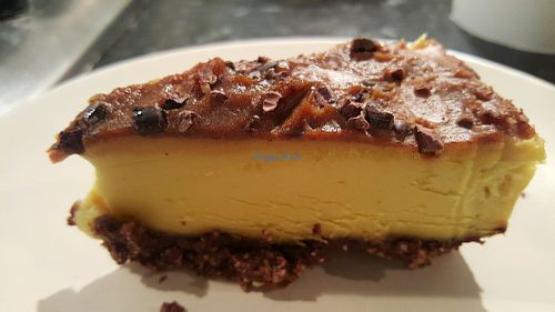 Raw banoffee cheesecake  at The Garden in Hale