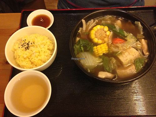 Spicy Veggie Hot Pot at Rice Revolution 呷米 - Jiā Mǐ in Taipei