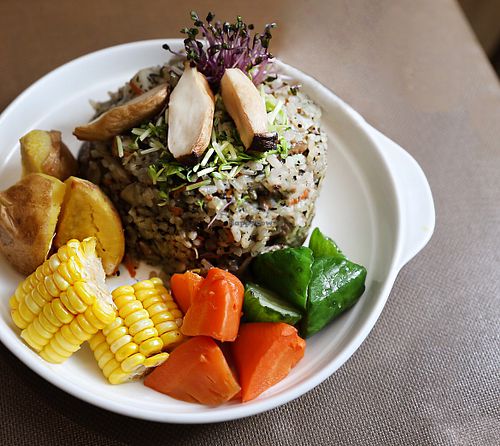 Italian Seasoning Risotto with Mushroom at Rice Revolution 呷米 - Jiā Mǐ in Taipei