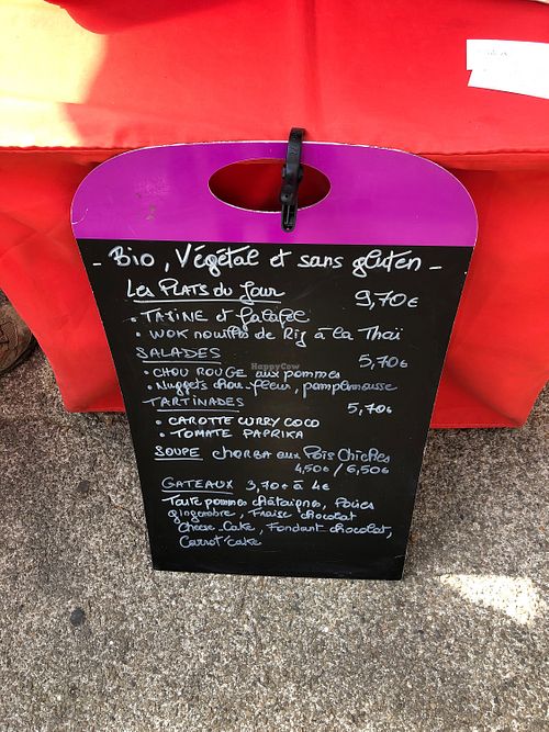 Menu  at La Muse Gourmette - Food Stall in Montpellier