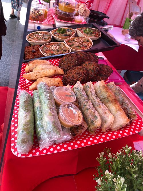Salty tarts, empanadas, nems, galettes  at La Muse Gourmette - Food Stall in Montpellier