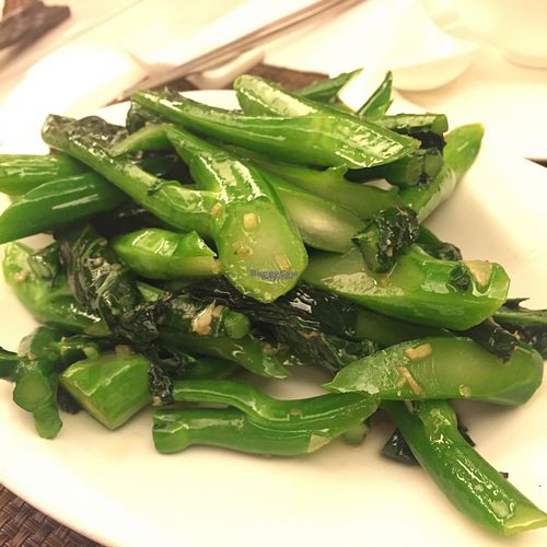 Stir-fried veggie with ginger sauce at ChangLe in Hong Kong Island