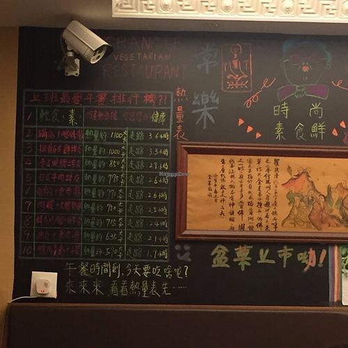 Inside the restaurant at ChangLe in Hong Kong Island