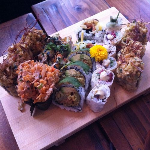 Look at that!!! Work of art my friends  at Sushi Momo in Montreal