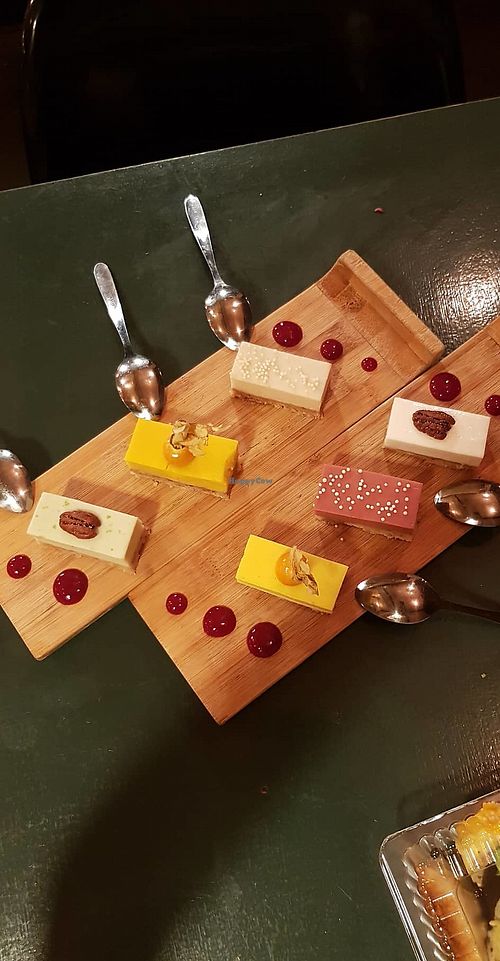 scrumptious cheesecakes, 6 different flavours at Sushi Momo in Montreal