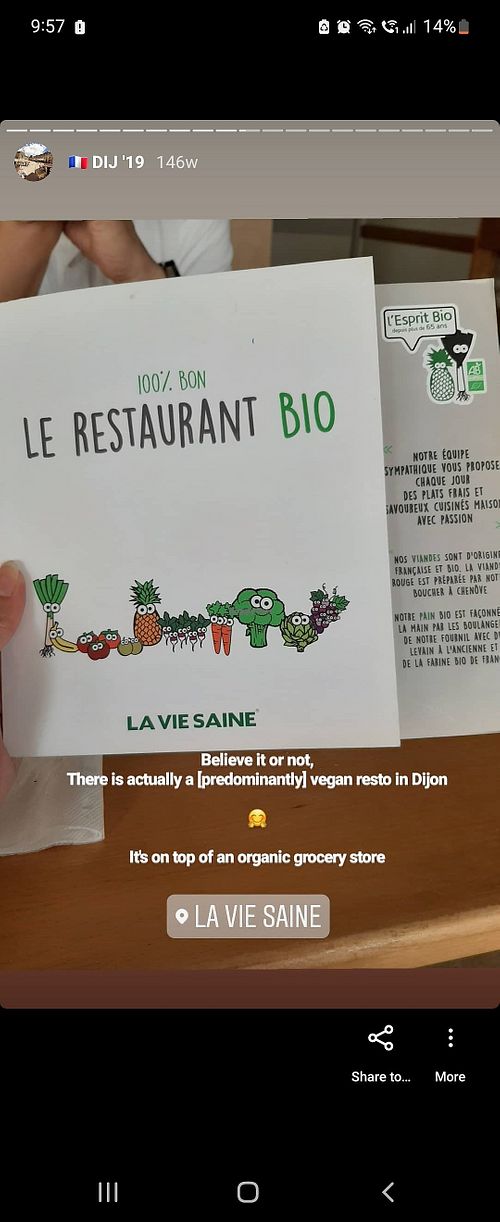  at La Vie Saine in Dijon